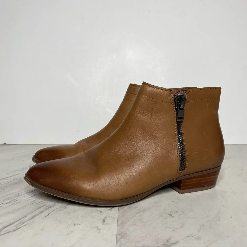 Naturalizer Blair Brown Leather Bootie 7M